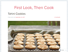 Tablet Screenshot of firstlookthencook.com